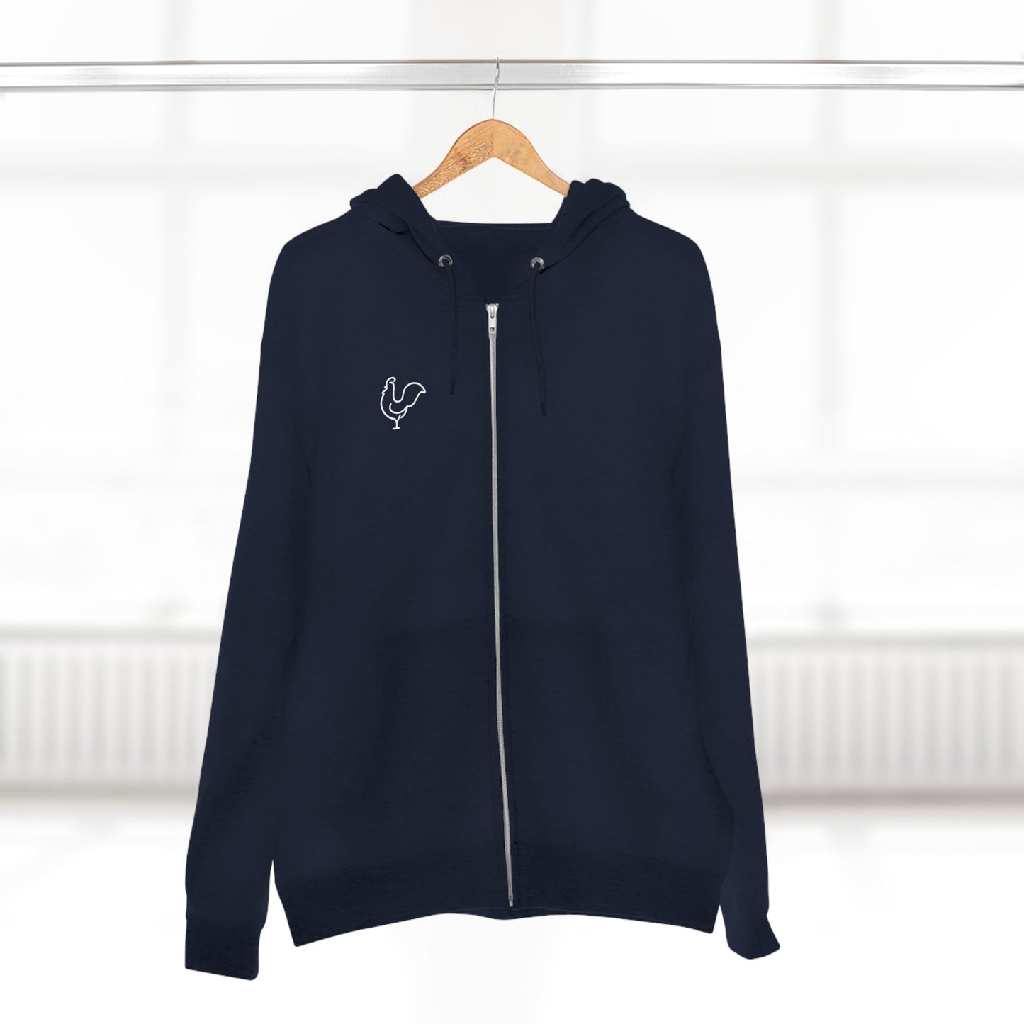 Aspen Willow Homestead Zip Hoodie With Rooster