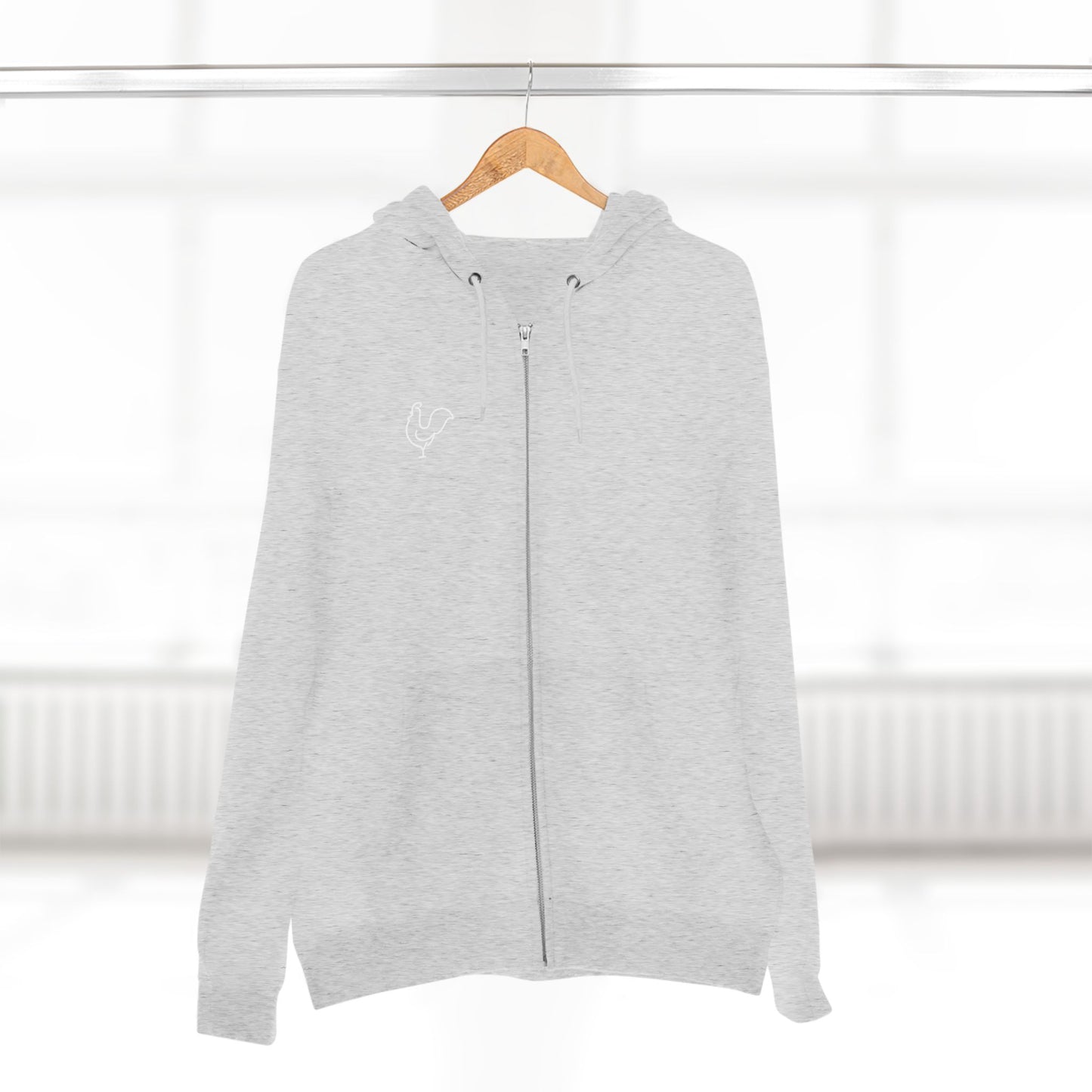 Aspen Willow Homestead Zip Hoodie With Rooster