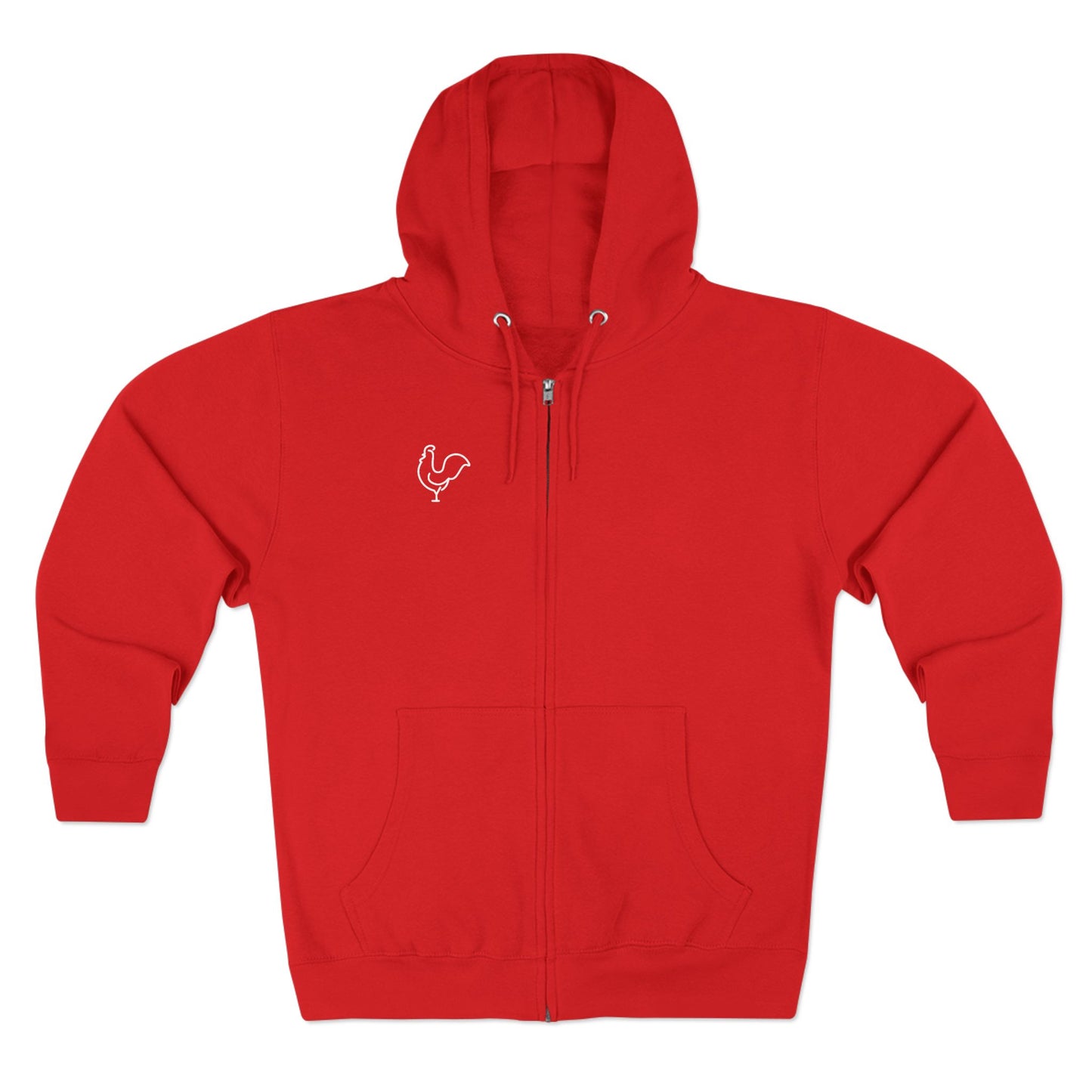 Aspen Willow Homestead Zip Hoodie With Rooster