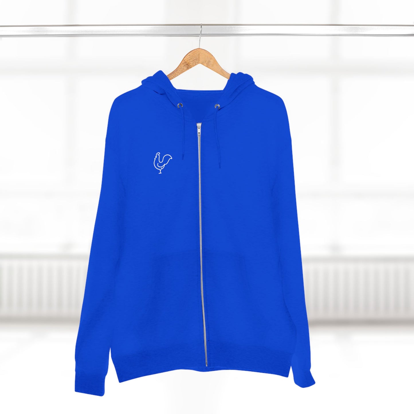 Aspen Willow Homestead Zip Hoodie With Rooster
