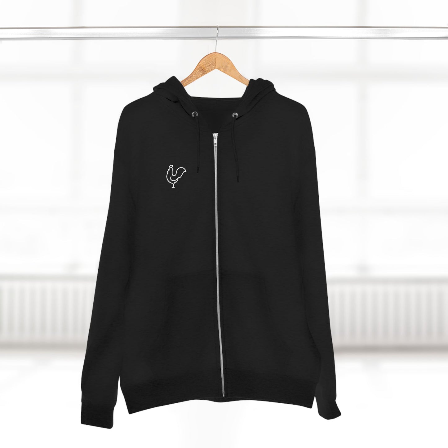 Aspen Willow Homestead Zip Hoodie With Rooster