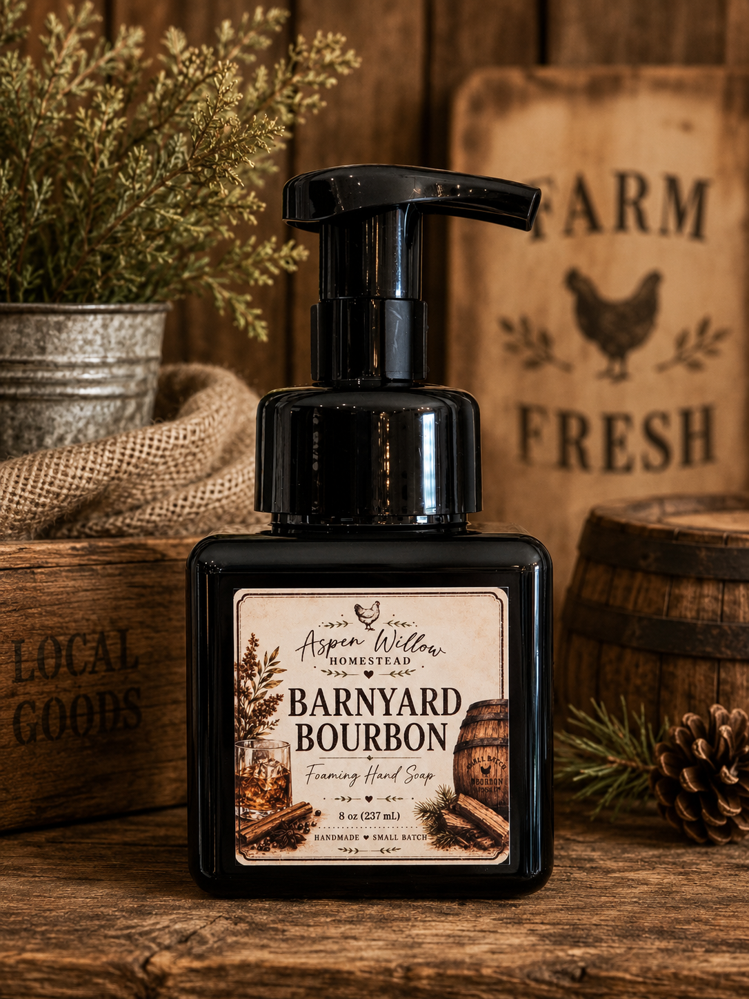 Barnyard Bourbon Foaming Hand Soap