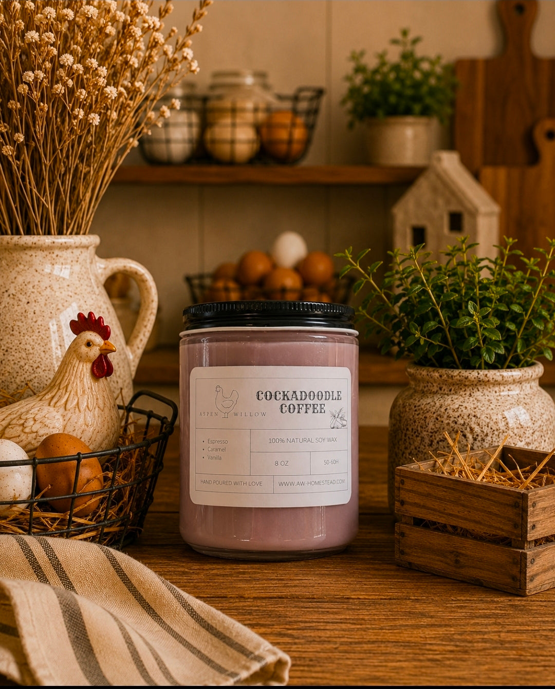 COCKADOODLE COFFEE - Soy Wax Candle