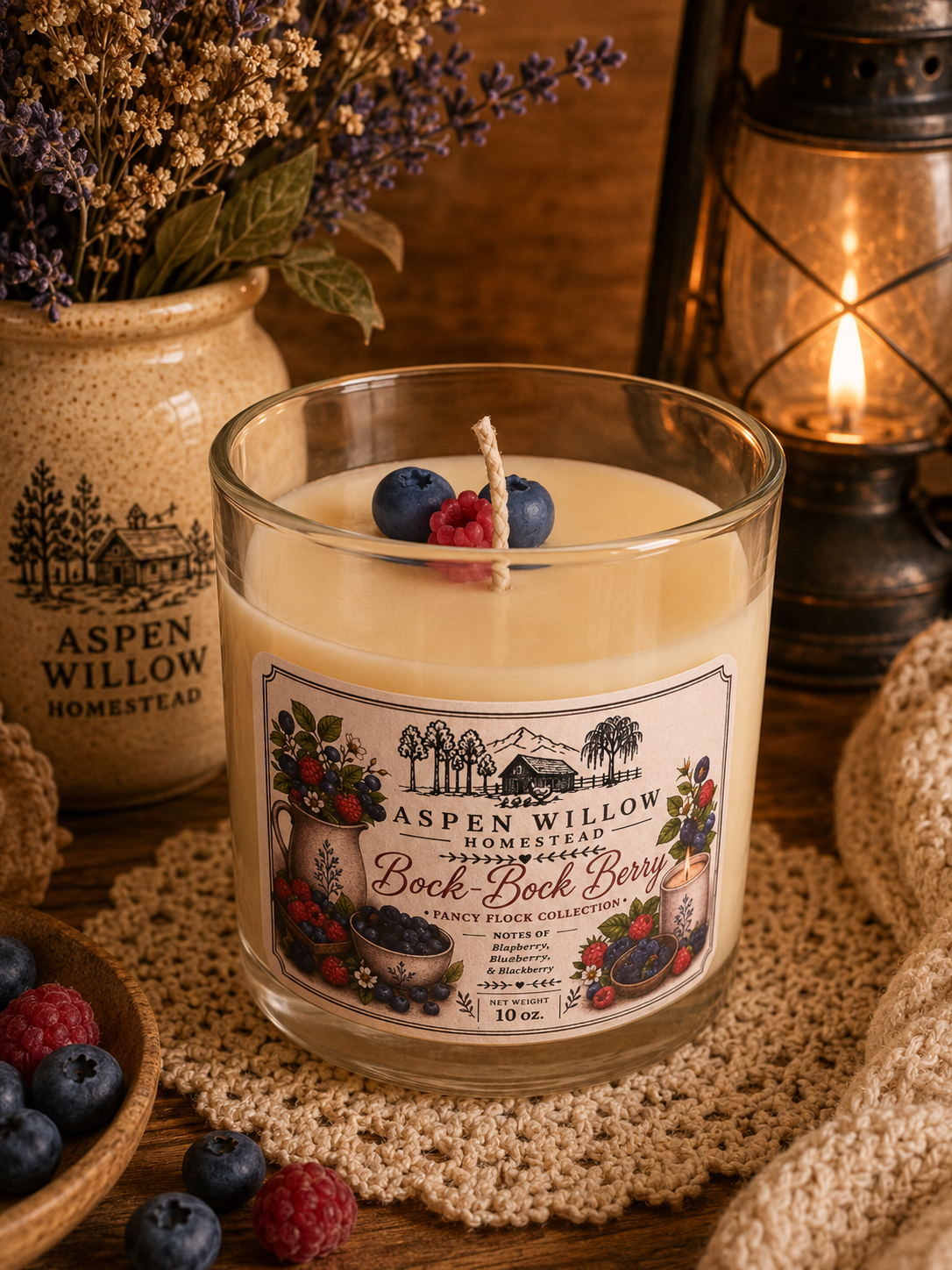 Bock-Bock Berry - Soy Wax Candle