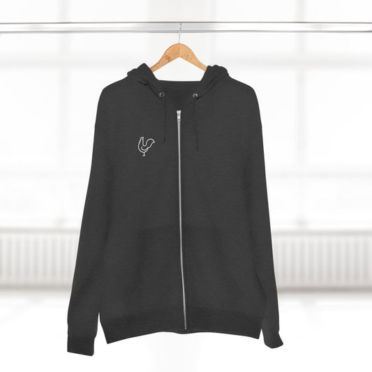 Aspen Willow Homestead Zip Hoodie With Rooster