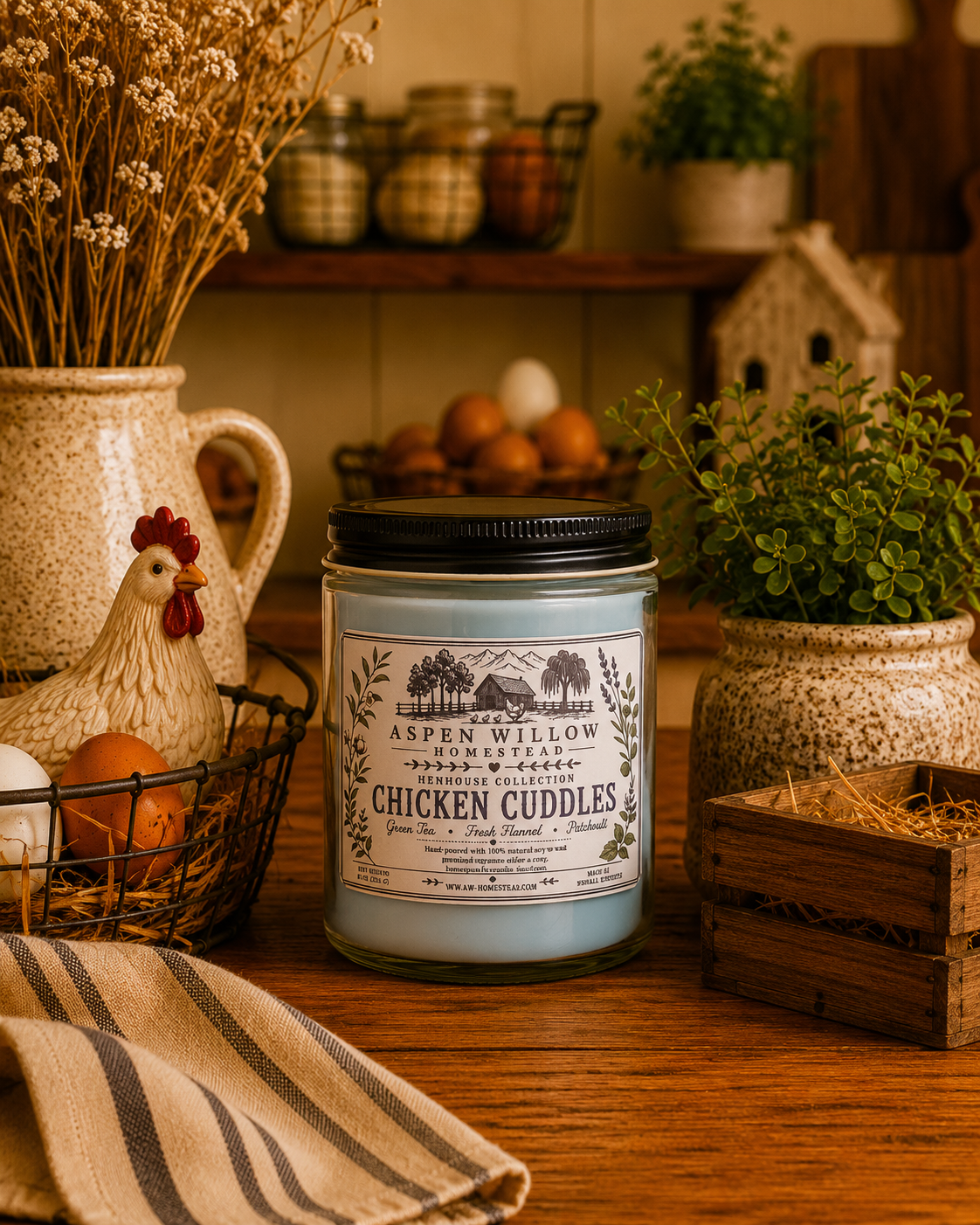 Chicken Cuddles - Soy Wax Candle