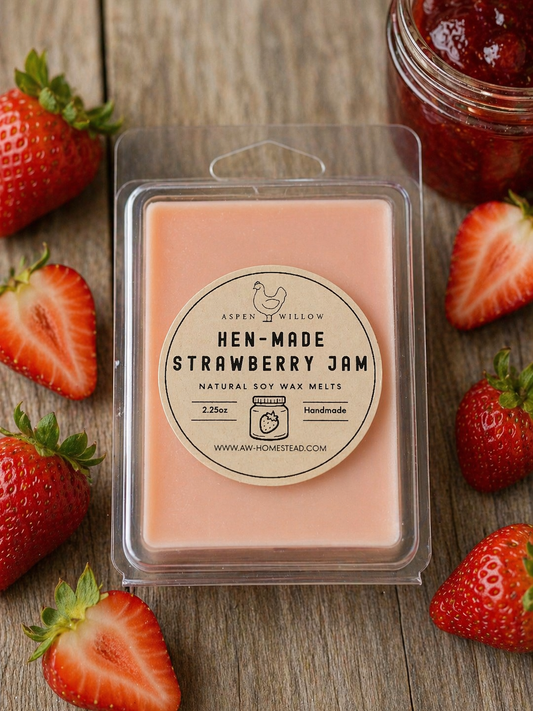 HEN-MADE STRAWBERRY JAM - Soy Wax Melts
