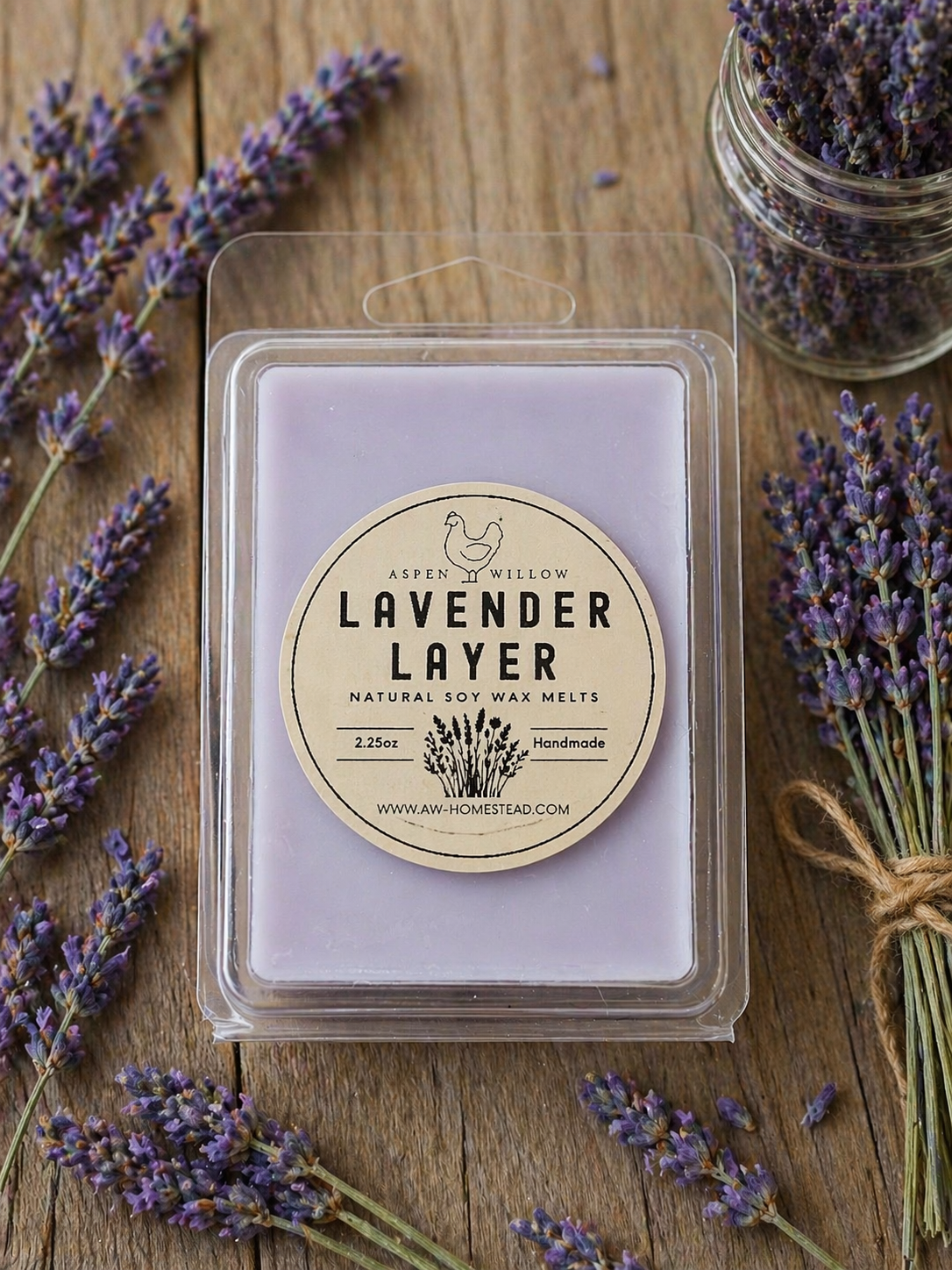 LAVENDER LAYER - Soy Wax Melts