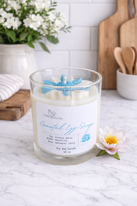 Coastal Egg-Scape - Soy Wax Candle