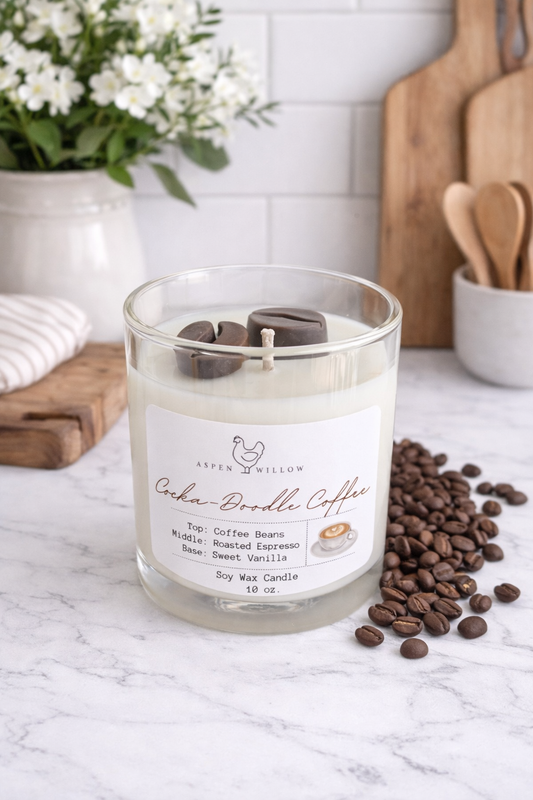 Cocka-Doodle Coffee - Soy Wax Candle