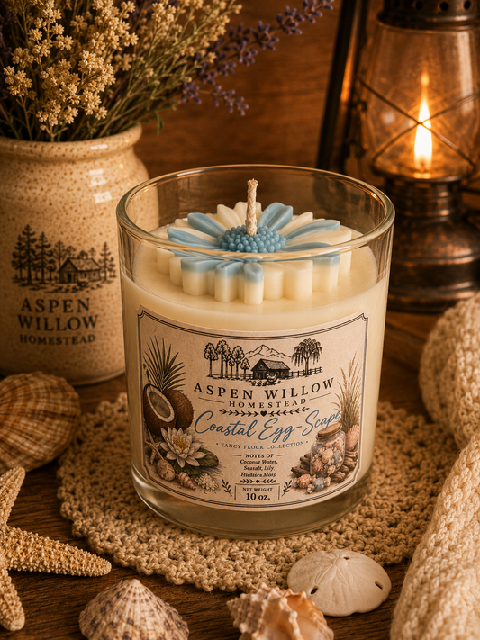 Coastal Egg-Scape - Soy Wax Candle