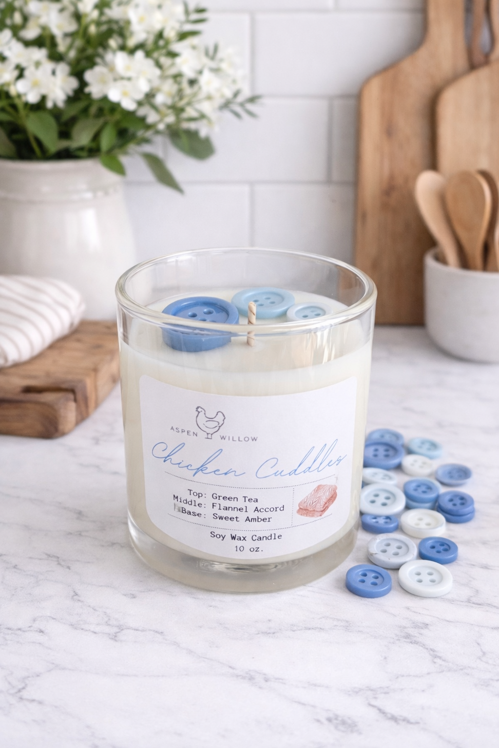 Chicken Cuddles - Soy Wax Candle