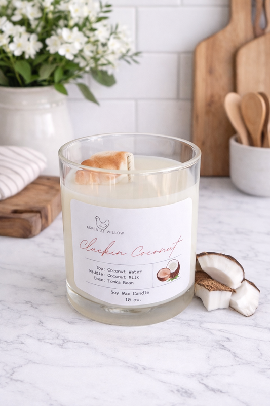 Cluckin Coconut - Soy Wax Candle